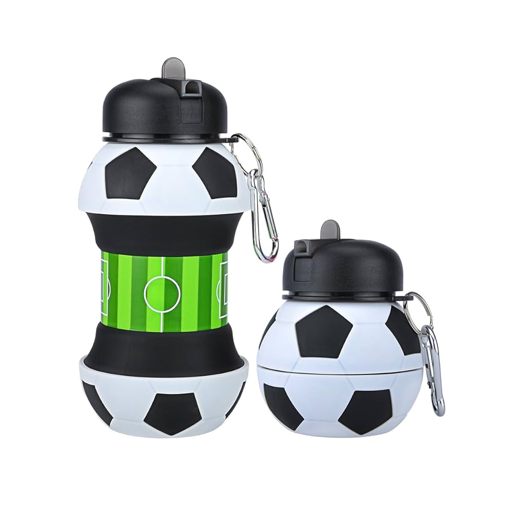 Maccabi Art Collapsible Silicone Sports Water Bottles