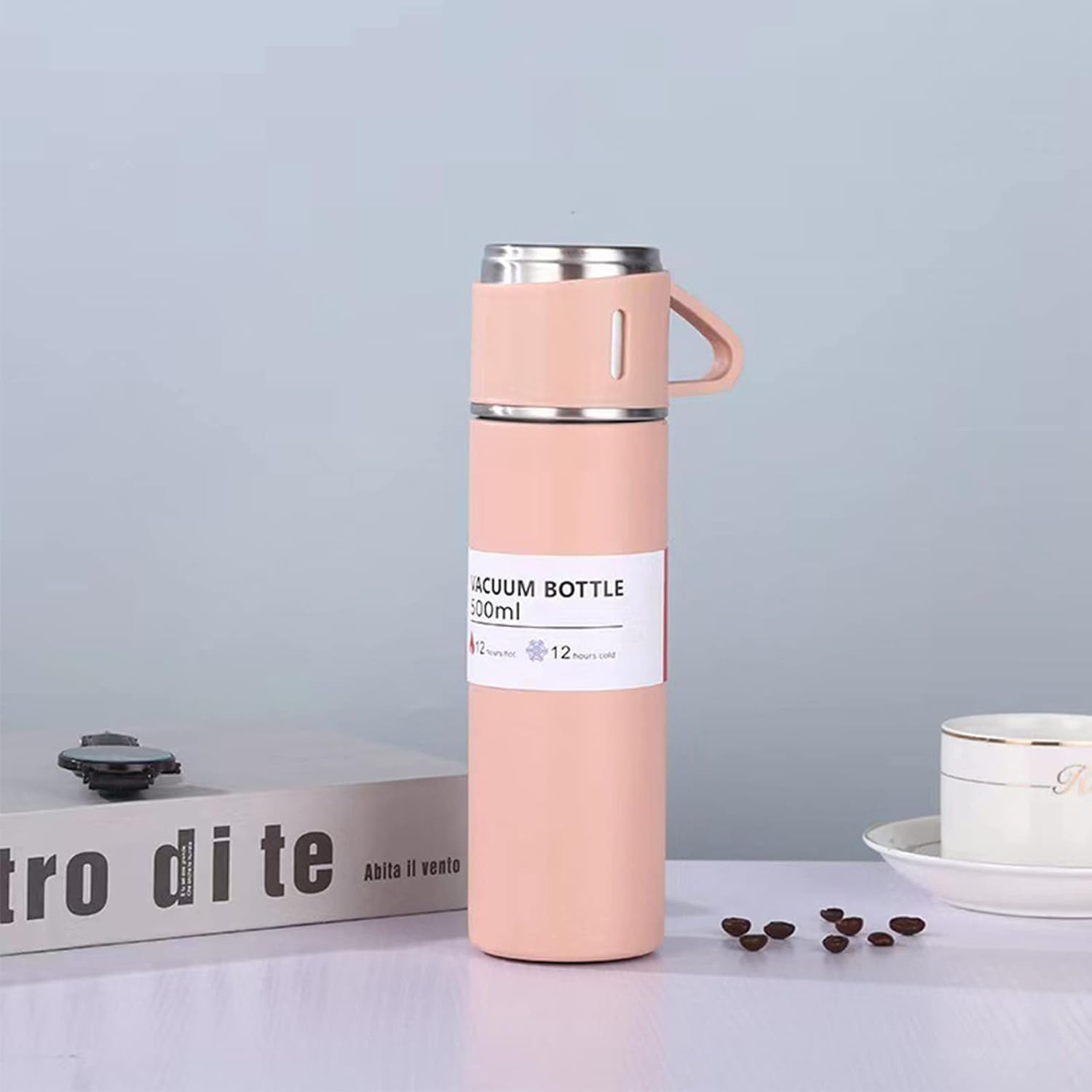 3 in 1 Vacuum Insulated Thermal Flask Set With Cup Set Safe Life