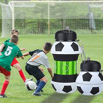Maccabi Art Collapsible Silicone Sports Water Bottles
