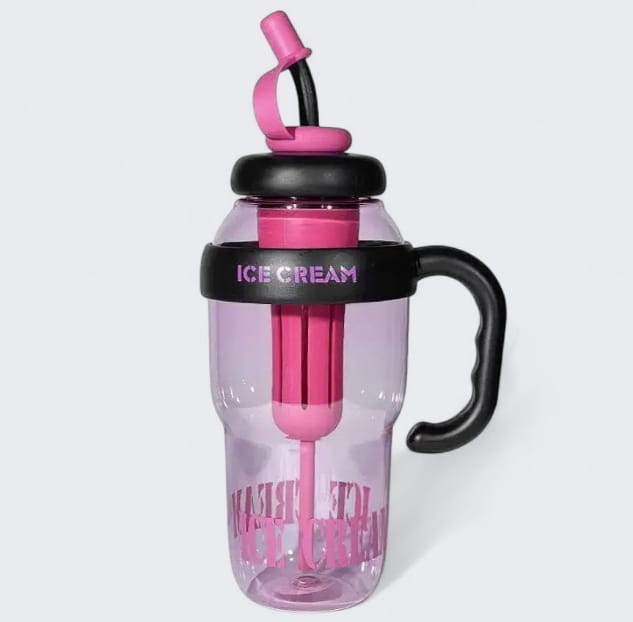 Home Stuffs Ice Bottle With Straw Water Bottle Safe Life