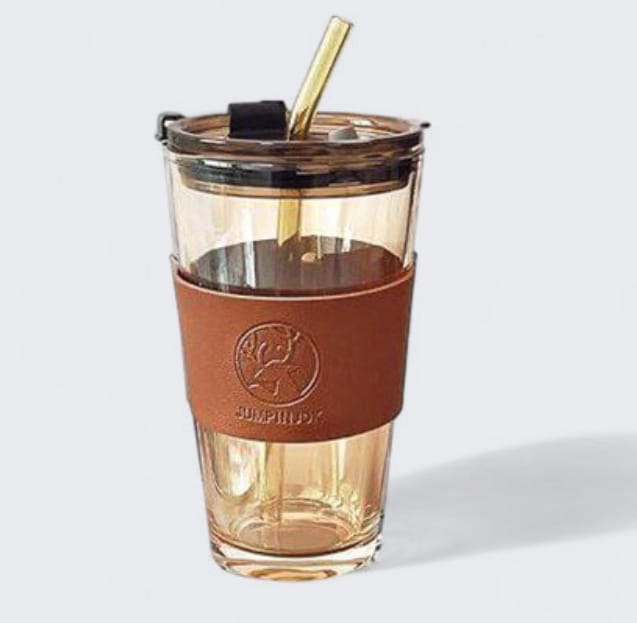 Cravexa Reusable Glass  Cofee Mug Safe Life