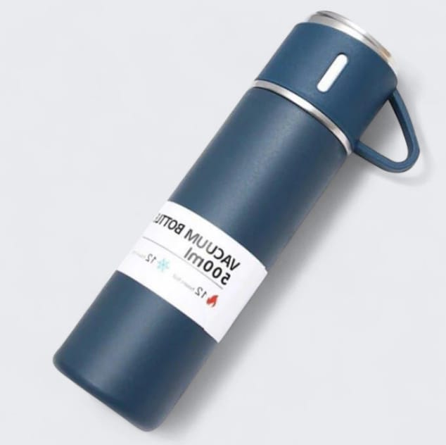 3 in 1 Vacuum Insulated Thermal Flask Set With Cup Set Safe Life
