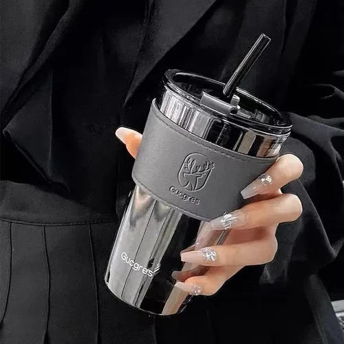Cravexa Reusable Glass  Cofee Mug Safe Life